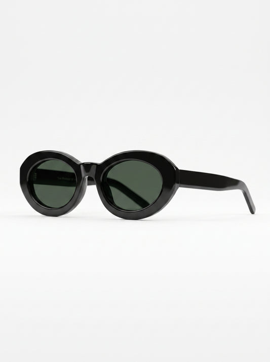 Find eyewear - sunglasses oval shape black - online sunglasses store - نظاره شمسيه حريمي جديده أونلاين - نظارات نسائي بأحسن سعر في مصر