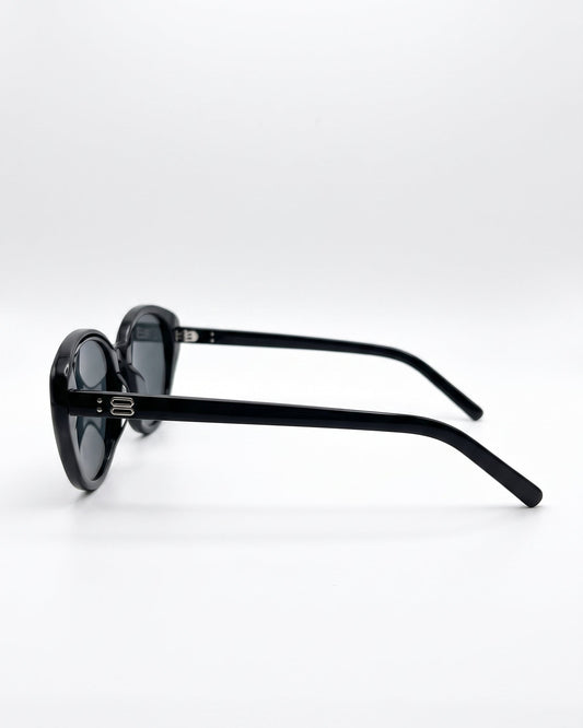 Find eyewear - sunglasses oval shape black - online sunglasses store 