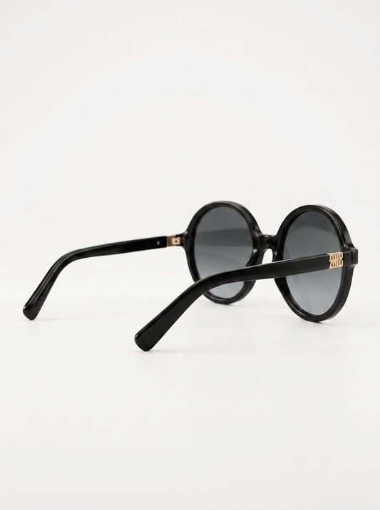 Find eyewear with round shape Black - FD9019