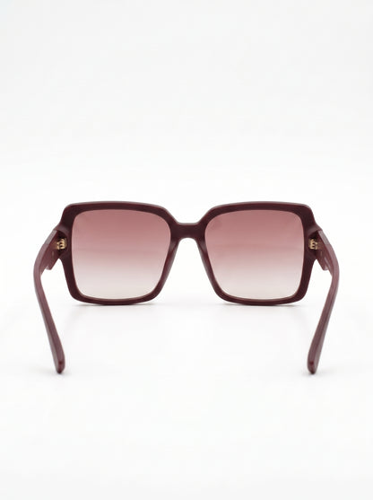 Find eyewear square shape burgundy - FD9018