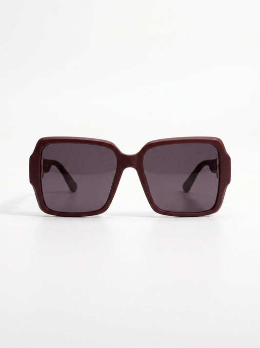 Find eyewear square shape burgundy - FD9018